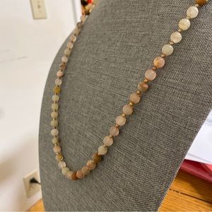 Quartz Beaded 30 inch necklace